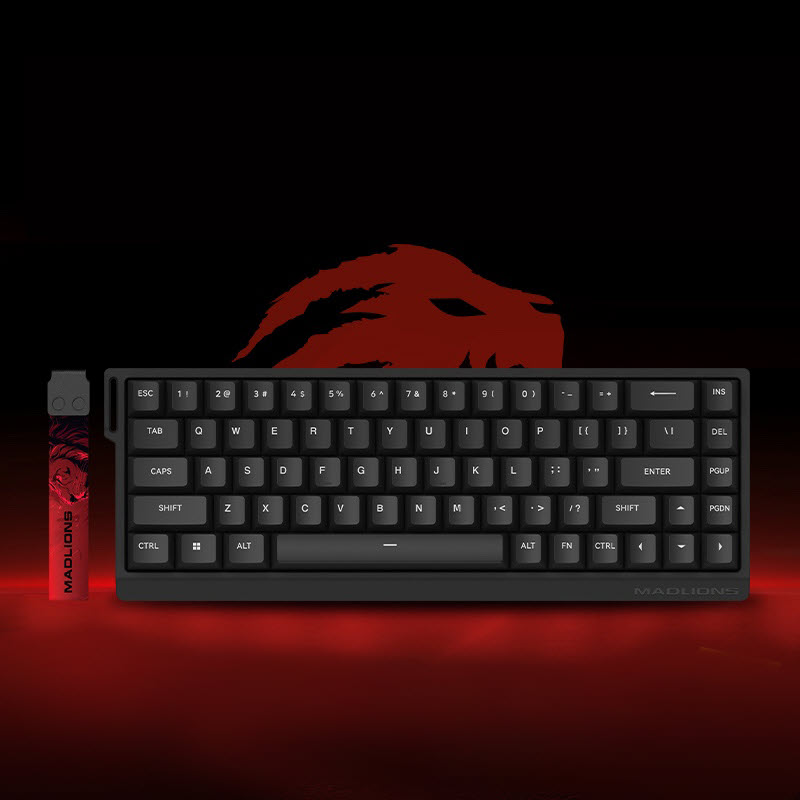 Madlions Keyboard:Mad68 Blk Madlions