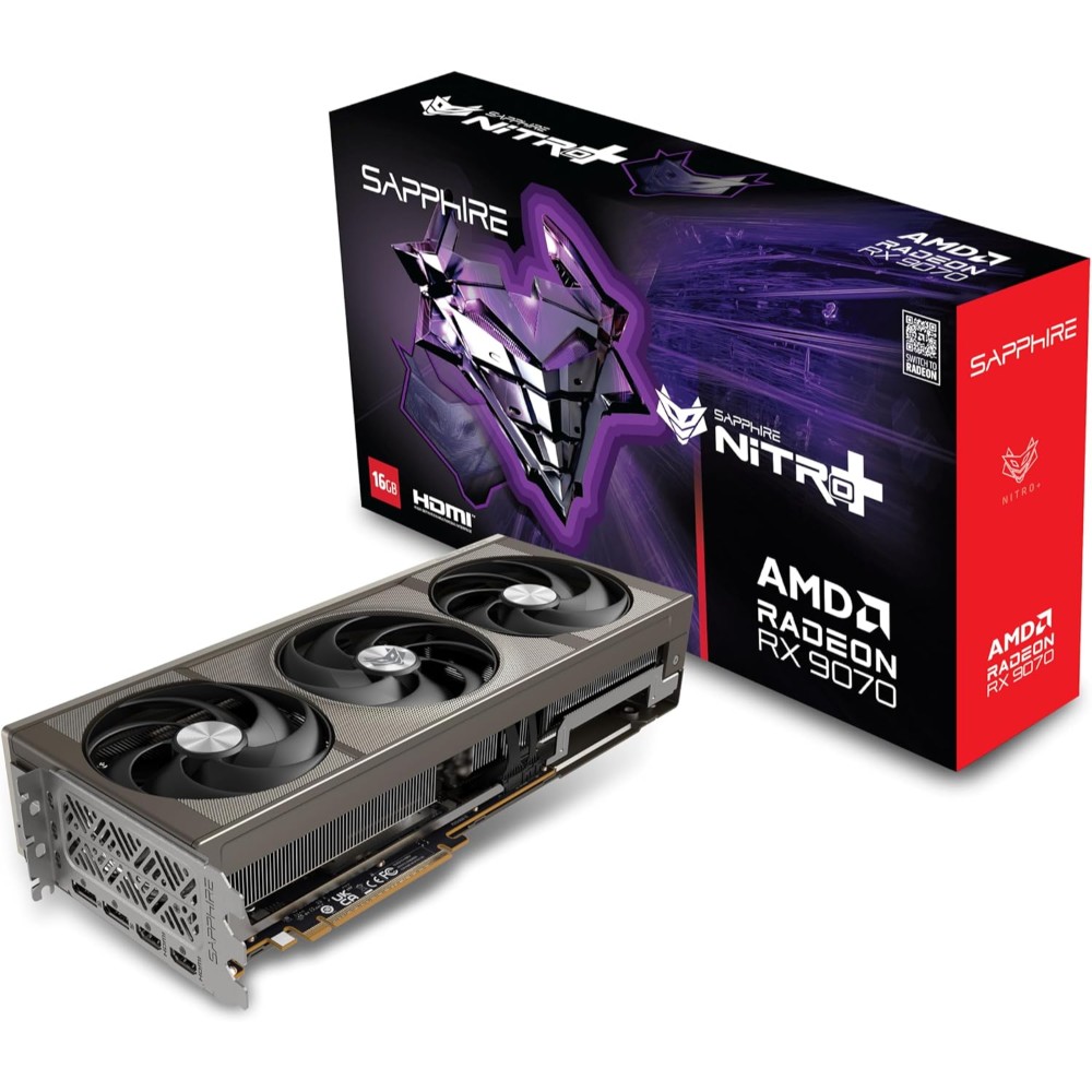 Sapphire New Graphics Card:9070 Nitro + Radeon 16Gb