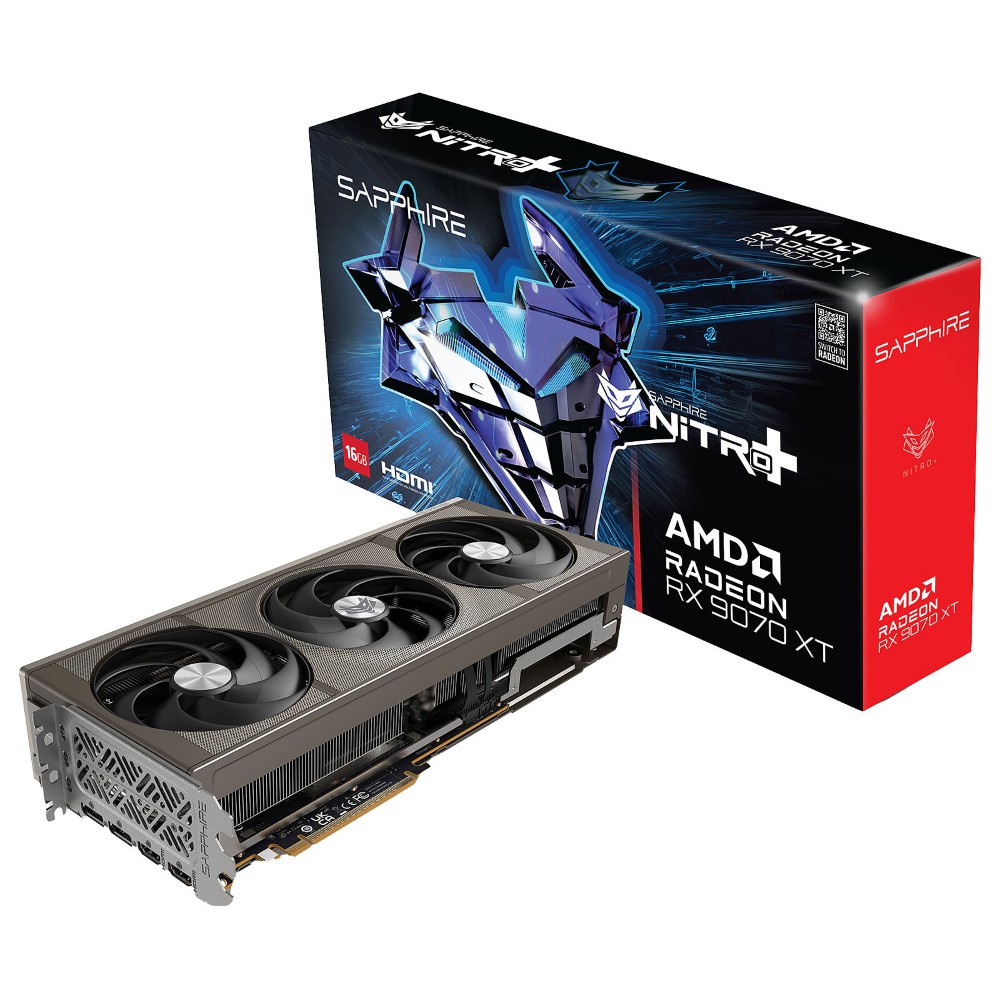 Sapphire Nitro+ Radeon RX 9070 XT 16GB GDDR6 PCI Express 5.0 x16 ATX Graphics Card