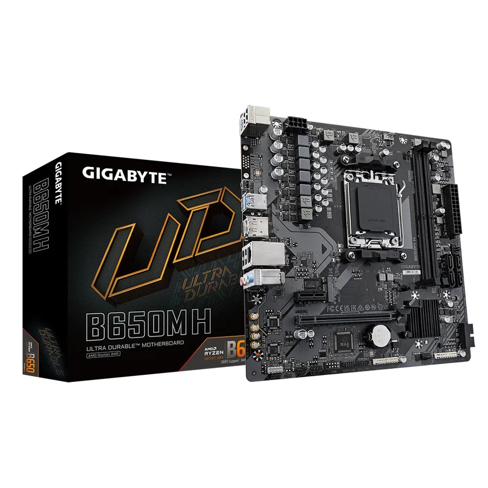 Gigabyte B650M H DDR5 AMD AM5 microATX Motherboard