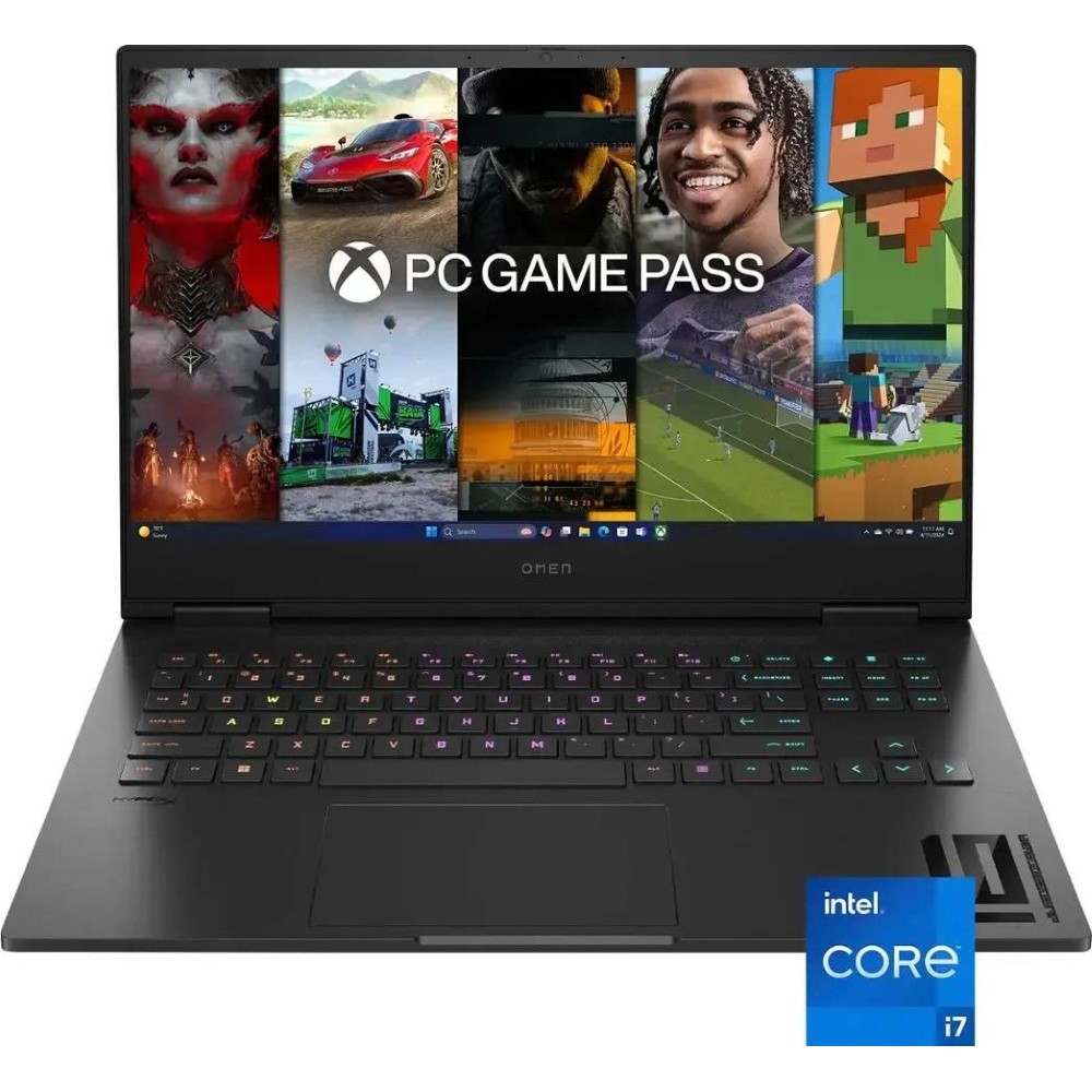 HP OMEN 16 WD0073DX Gaming Laptop – Raptor Lake – 13th Gen Core i7 13620H Processor 16GB to 1TB SSD 8GB NVIDIA GeForce RTX4060 GDDR6 GC 16.1″ Full HD IPS 165Hz 300nits MicroEdge Display B&O Play 4-Zones RGB Backlit KB W11 Shadow Black