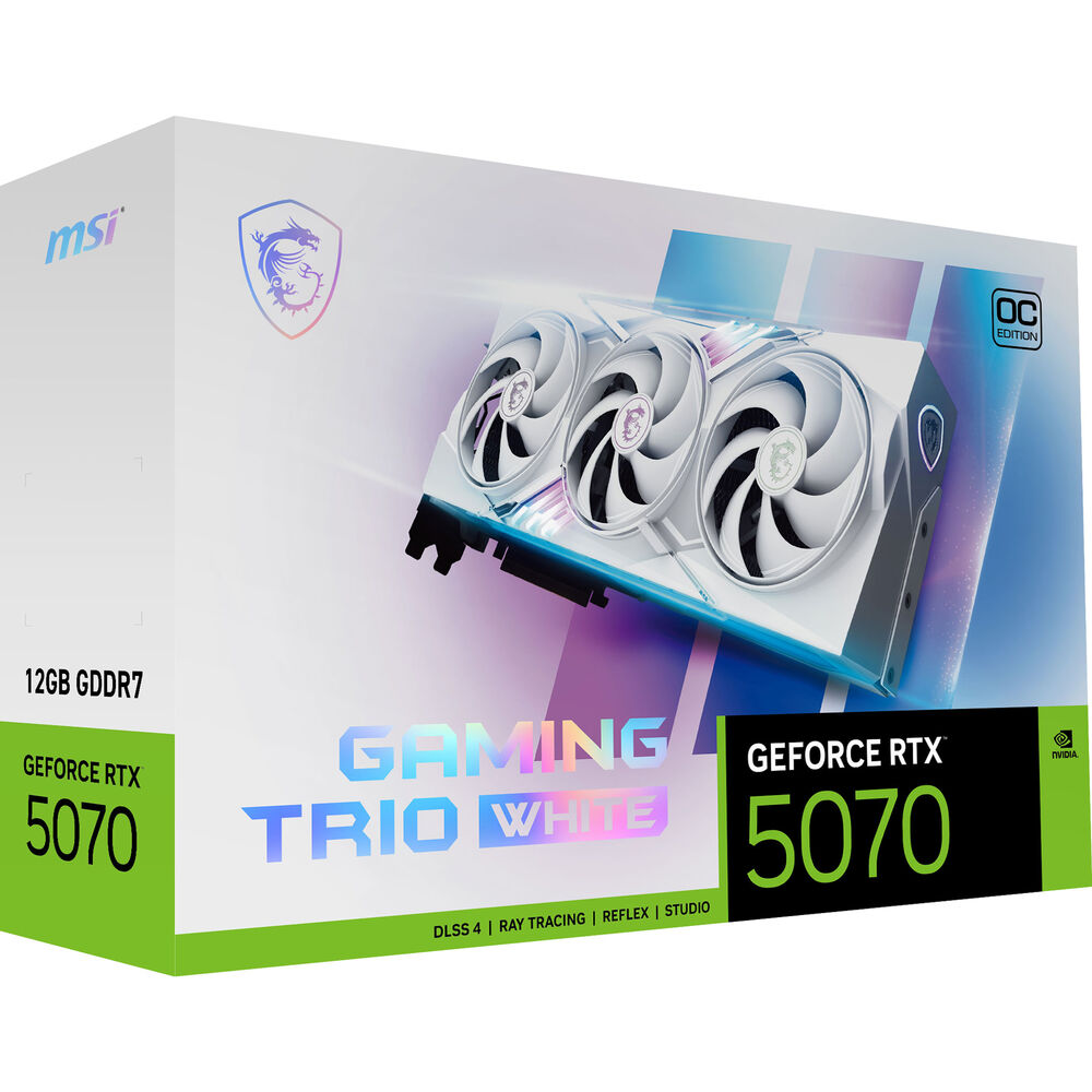 MSI RTX 5070 GAMING TRIO OC WHITE 