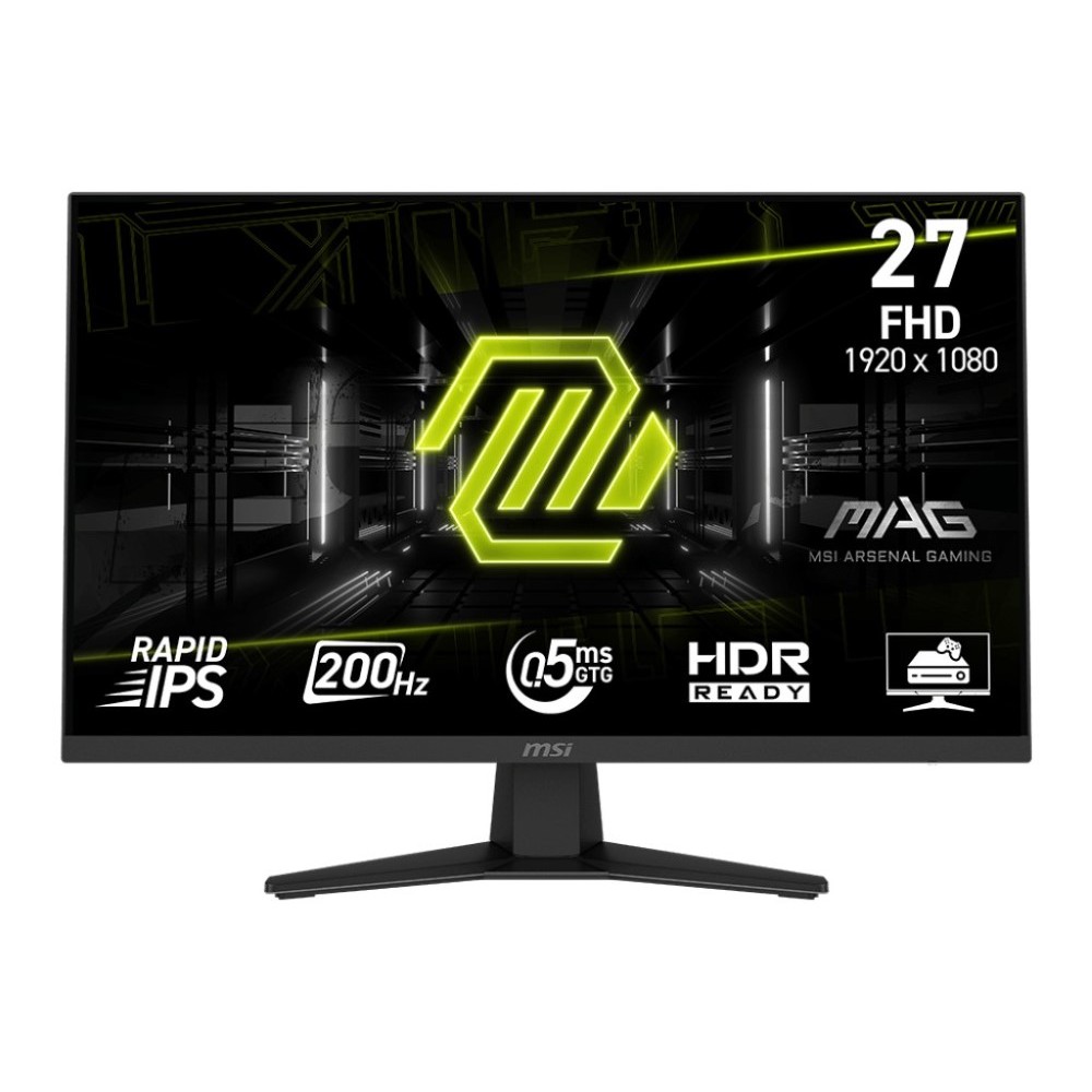 MSI MAG 274F 27″ 200 Hz Rapid IPS FHD (1920 x 1080) Gaming Monitor