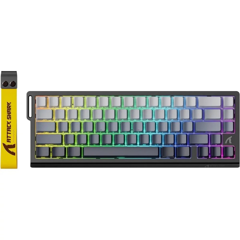 ATTACK SHARK X68 HE Rapid Trigger Keyboard Magnetic Switch – Moonlight