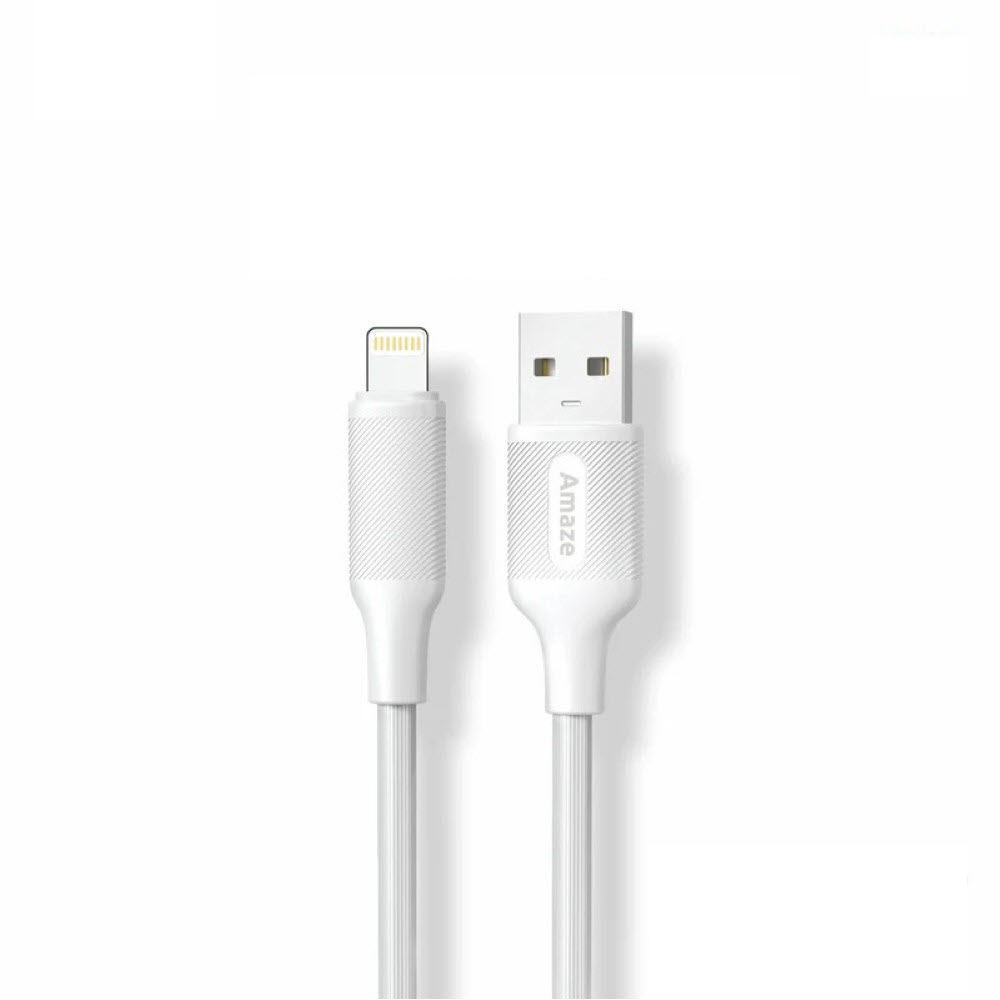 Amaze A24 Swift Series USB to Lightning Cable 2.4A -1m White