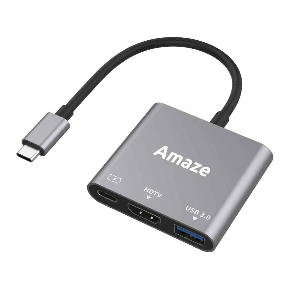 Amaze A313 TYPE C TO HDMI 4K + USB 3.0 + PD