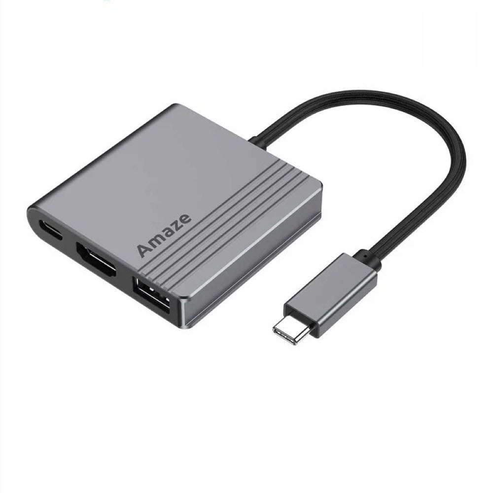 Amaze A320 3-in-1 Type C Multiport Alloy Hub