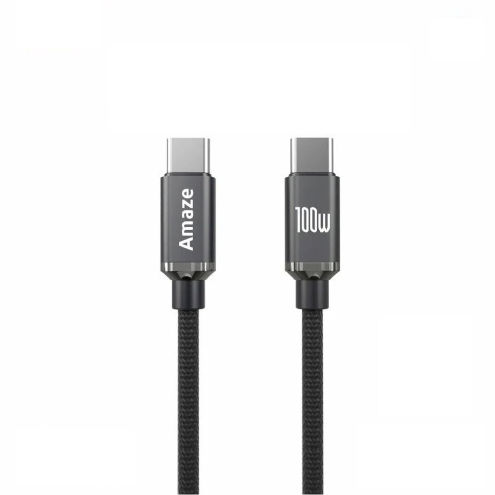 Amaze A42 Ultra Charge Type C to Type C Cable 100w 1m Black