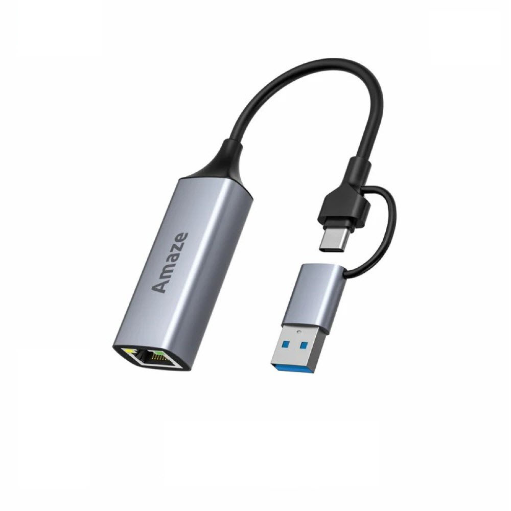 Amaze A425s LAN Adapter USB + TYPE-C