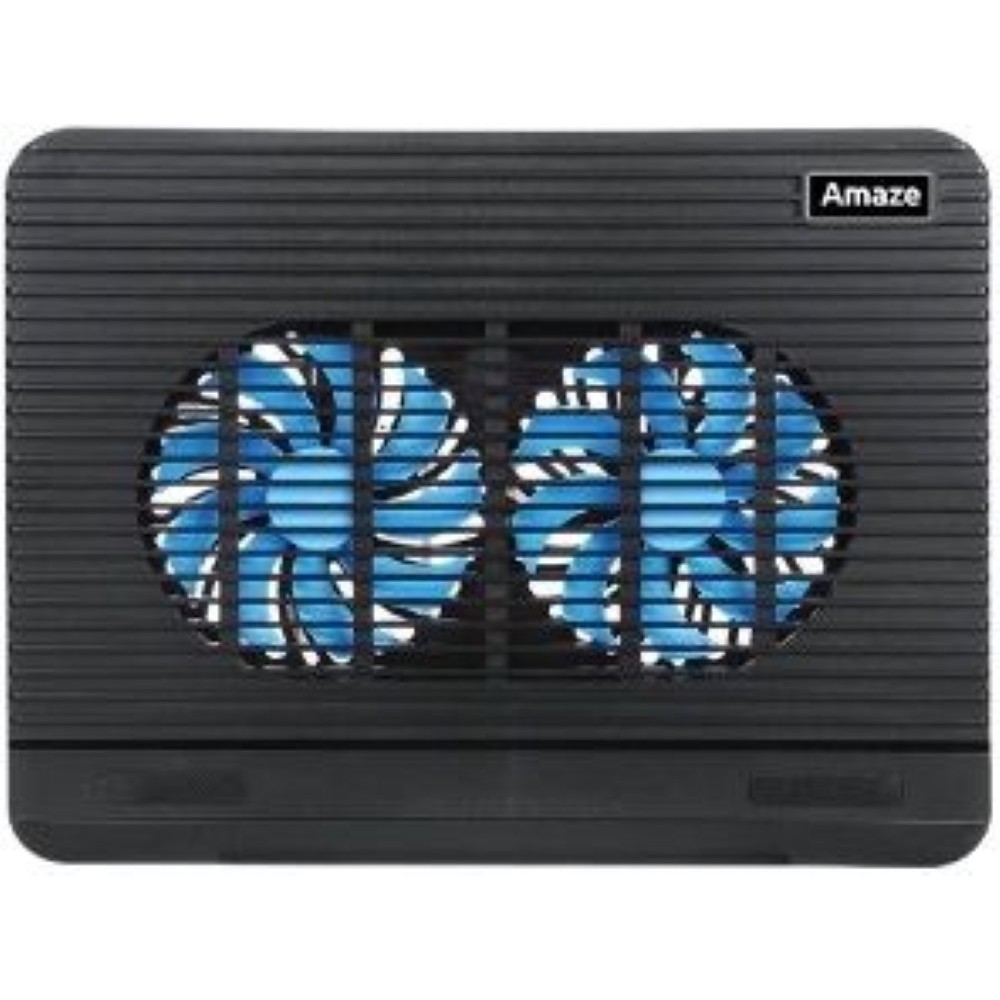Amaze A512 Dual Fan Laptop Cooling Pad Black