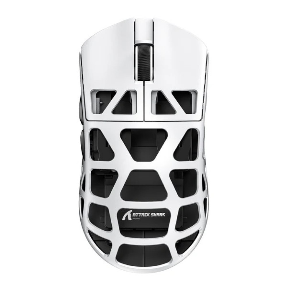 Attack Shark R3 46g Superlight Magnesium Alloy Wireless Gaming Mouse White