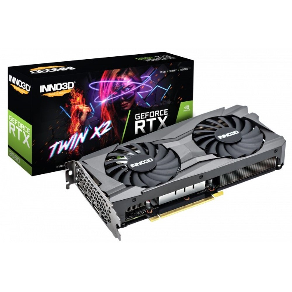 INNO3D GeForce RTX™ 3060 TWIN X2 12GB GDDR6 192-bit Graphic Card