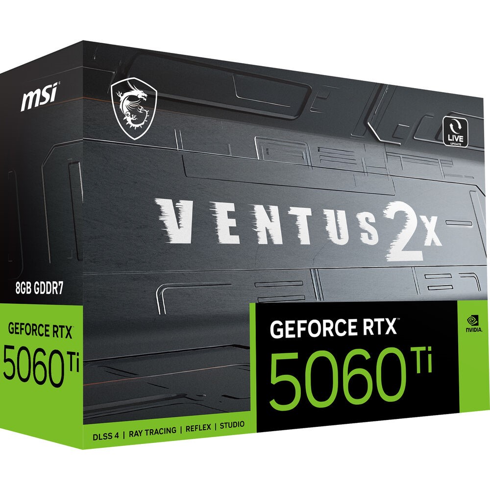 MSI GeForce RTX 5060 Ti 8G VENTUS 2X PLUS Graphics Card