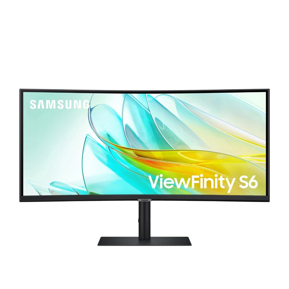 SAMSUNG ViewFinity S6 S34C654UAM 34″ UWQHD (3440 X 1440) Curved Business Monitor VA 100Hz