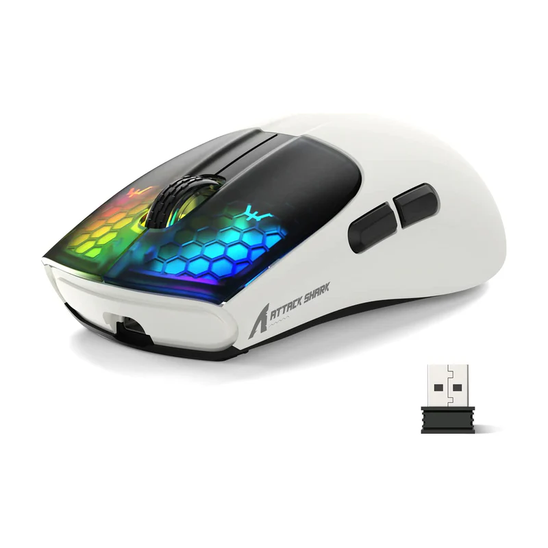 ATTACK SHARK X5 Wireless Gaming Mouse White