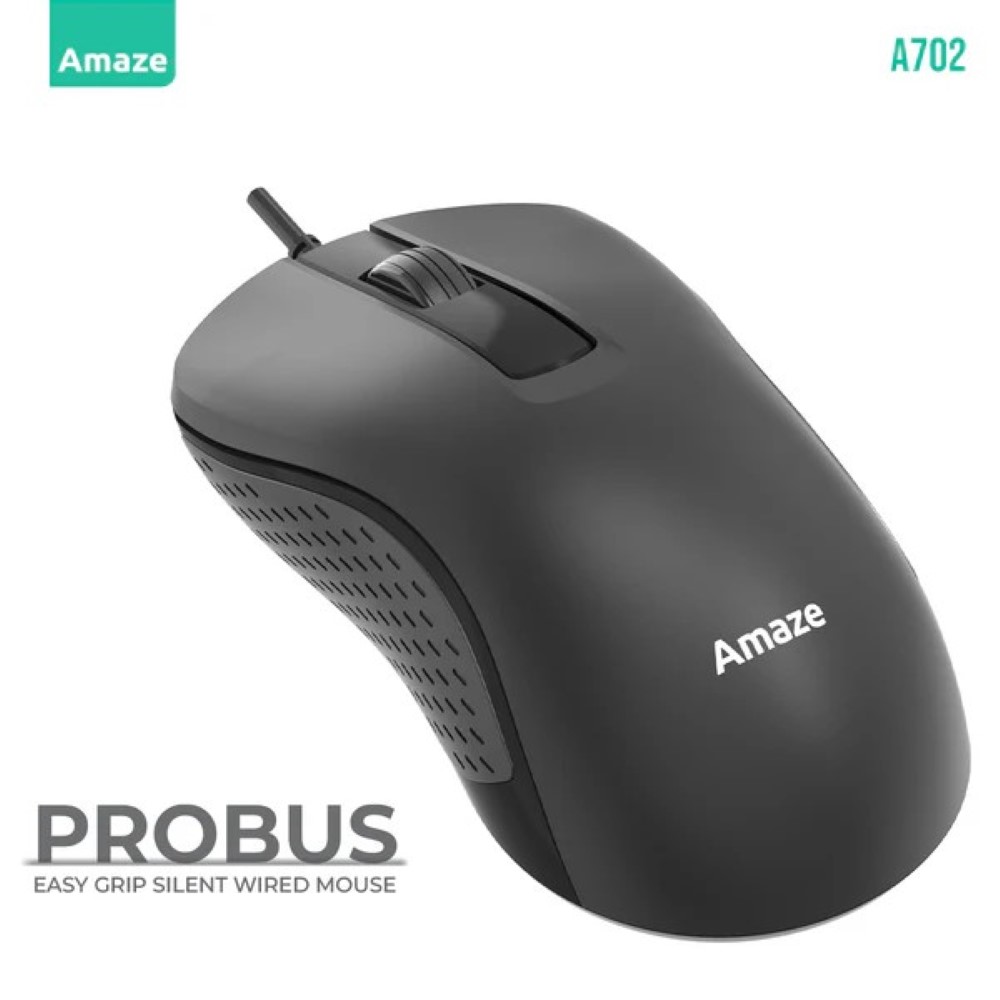 Amaze A702 Zoom Probus Silent Click Wired Mouse