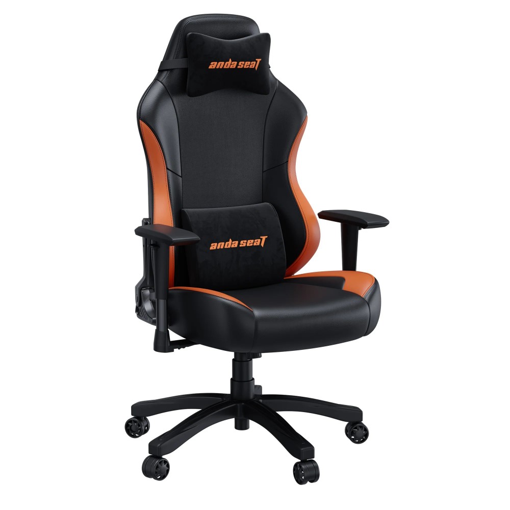 Anda Seat Luna Gaming Chair Ergonomic Folding Recliner Seat Gaming Chairs Black/Orange