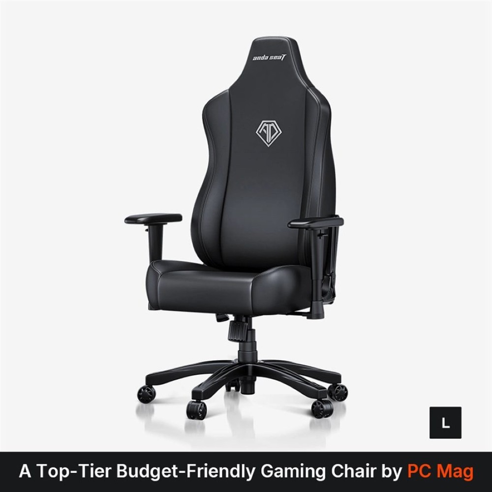 Anda Seat Novis Series Best Budget Ergonomic Gaming Chair Black