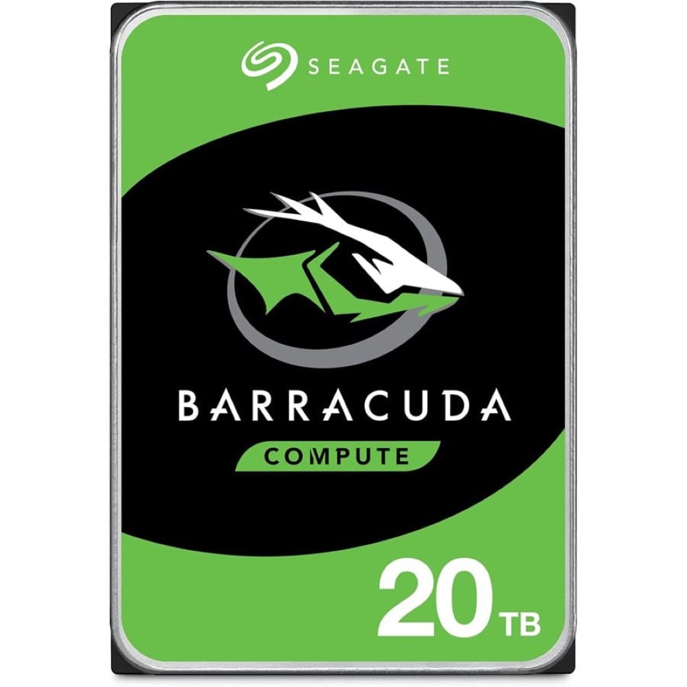 Seagate BarraCuda ST20000DM001 20TB 7200 RPM 512MB Cache SATA 6.0Gb/s 3.5″ Internal Hard Drive Bare Drive
