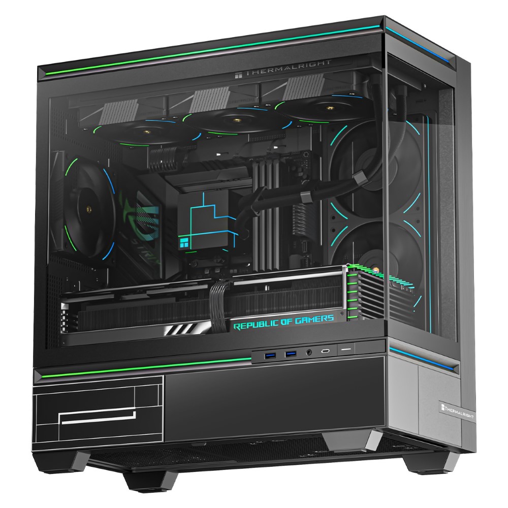 Thermalright TL-M10 Mid-Tower Micro-ATX Gaming Case – Black