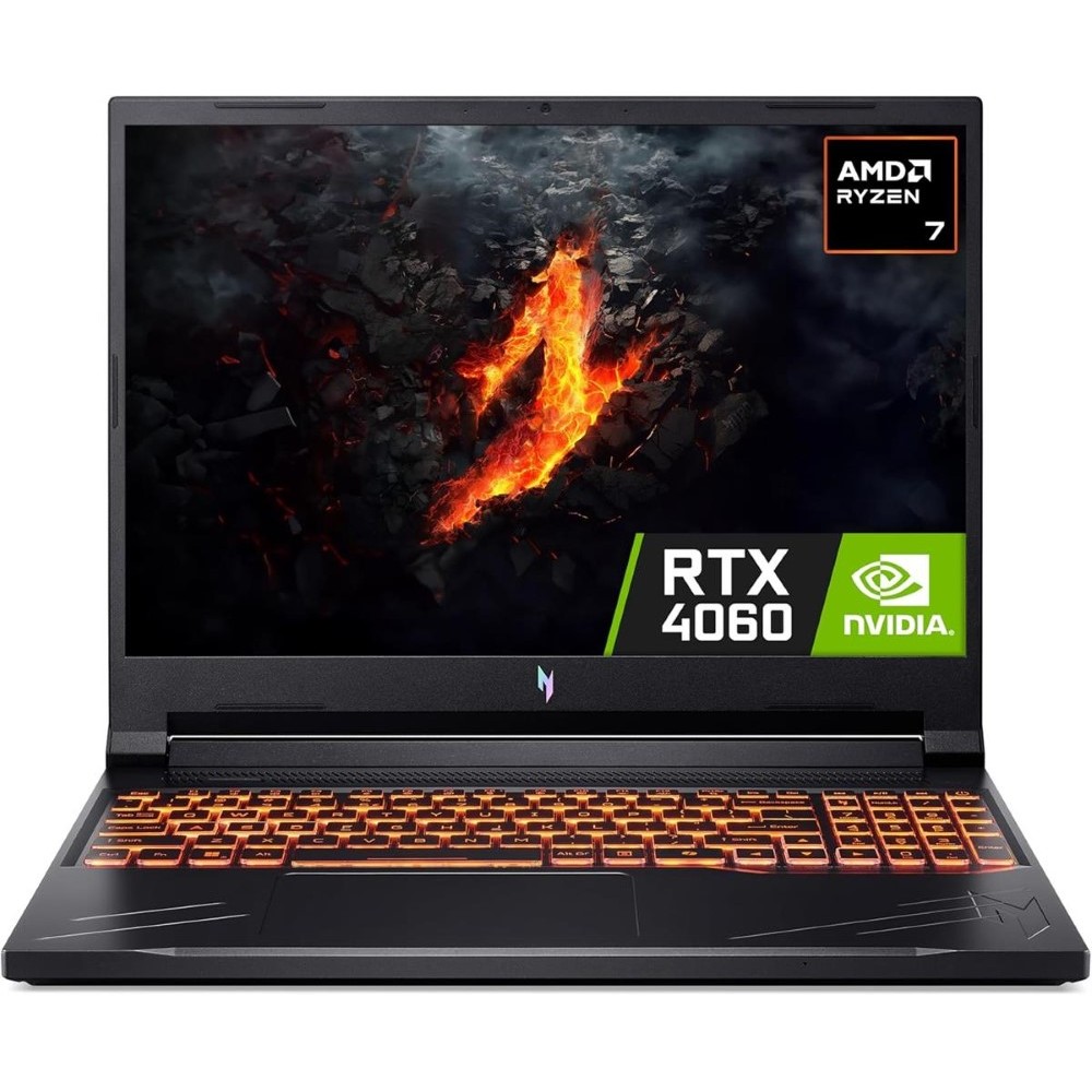 Acer Nitro V 16 ANV16-41-R2YJ Gaming Laptop AMD Ryzen 7-8845HS 16GB DDR5, 512GB SSD, NVIDIA RTX 4060 8GB Graphics 16″ WUXGA IPS 165Hz DOS Black