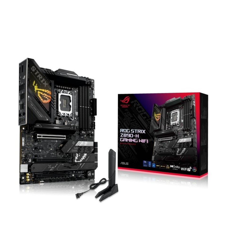 Asus Motherboard : Asus Rog Strix Z890-H Gaming WiFi Z890 LGA 1851 ATX Motherboard