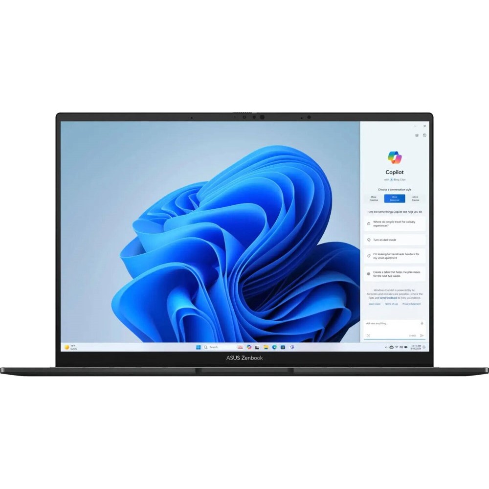 Asus Zenbook UX3405CA Intel Core Ultra 7 255H 16GB DDR5 512GB SSD Intel Arc Graphics 14″ FHD+ OLED 60Hz Touch Screen Windows 11 Home Jasper Grey