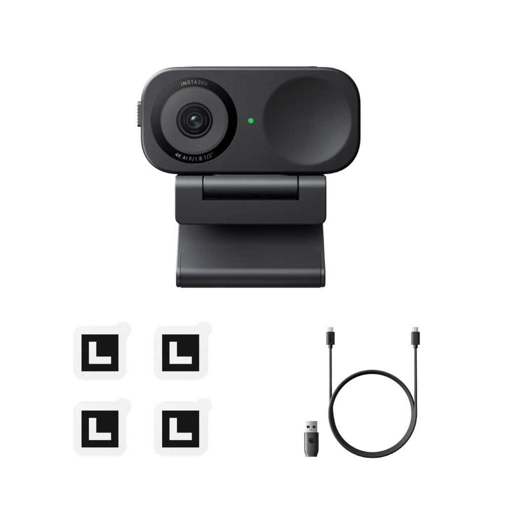 Insta360 Link 2 4K AI Noise-Canceling True Focus