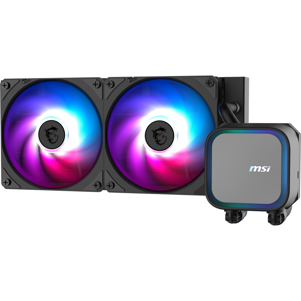 MSI MAG CoreLiquid A13 240mm ARGB AIO Liquid CPU Cooler – Black