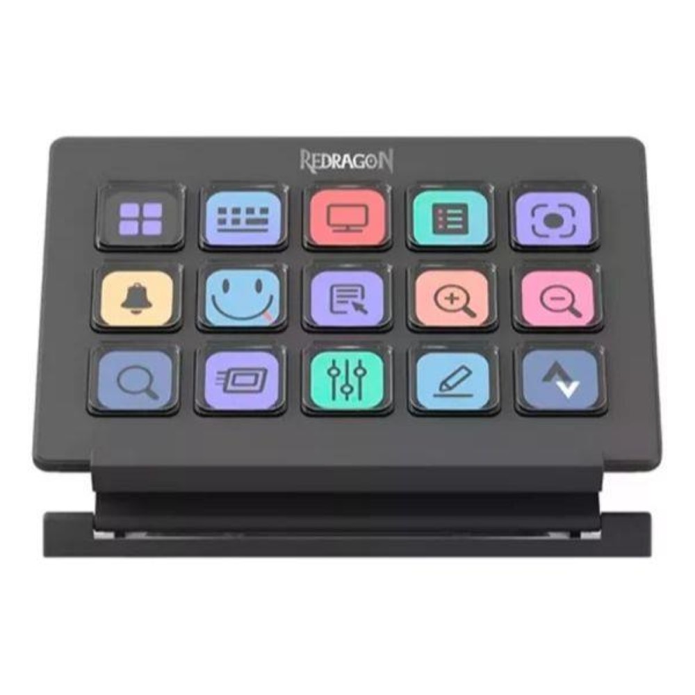 Redragon SS-550 Streamcraft 15 customized LED keys