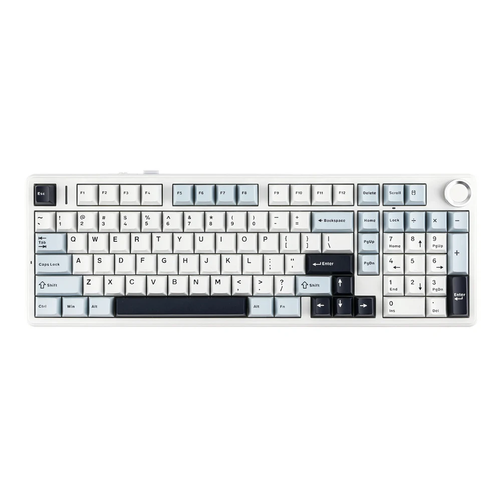 AULA F99 PRO Gasket-Mounted Triple-Mode Mechanical Keyboard Star Vector Switch Blue White Black Dark Purple (OLD STOCK)
