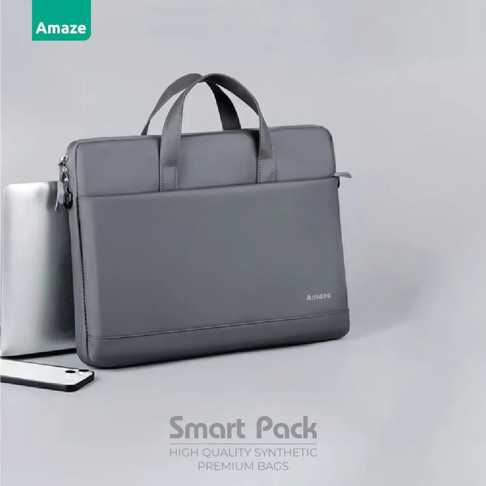 Amaze A905 Premium Laptop Bag 15.6 Inch - Grey