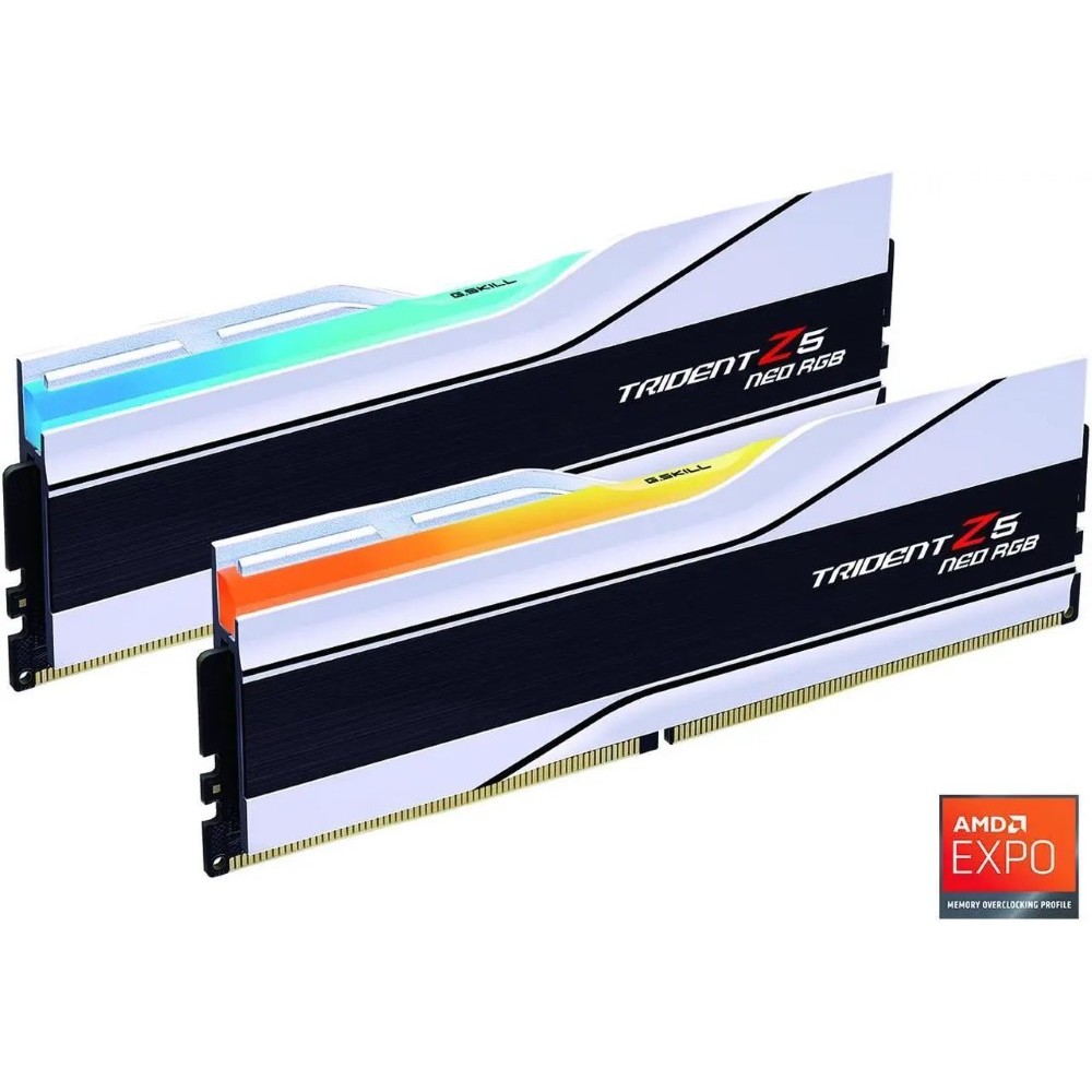 G.SKILL Trident Z5 RGB Series 32GB (2 x 16GB) 288-Pin PC RAM DDR5 6400 (PC5 51200) CL32 Desktop Memory White