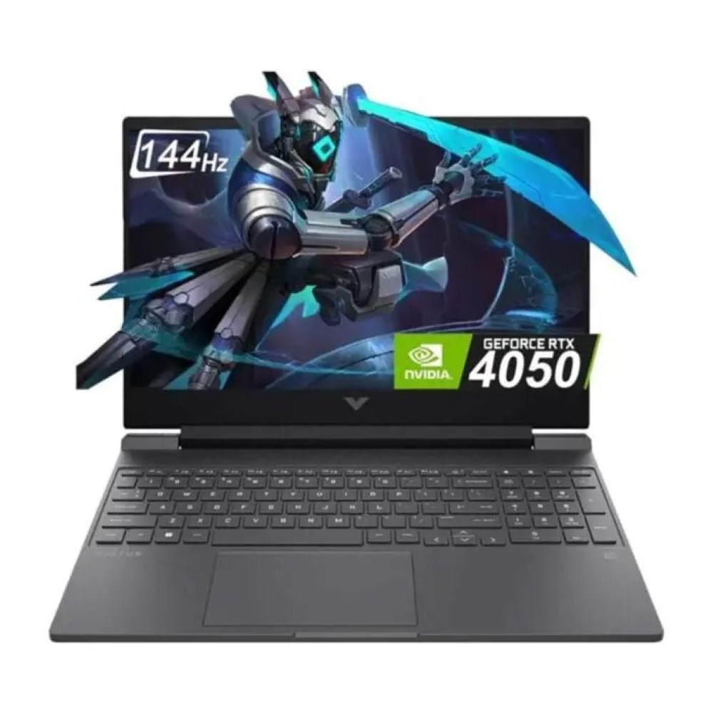 HP Victus 15 FA2104TX Gaming Laptop – Intel Core i7-13620H 13th Gen, 16GB RAM, 512GB SSD, RTX 4050 6GB, 15.6″ FHD, Windows 11, Backlit Keyboard (Mica Silver)
