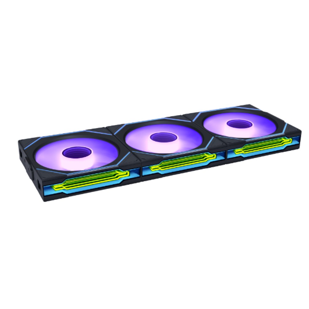 LIAN LI UNI FAN SL INFINITY Wireless 120 RGB 3 PCS PACK UF-SLIN120 ( L Connect 3.0 Controller included) Black