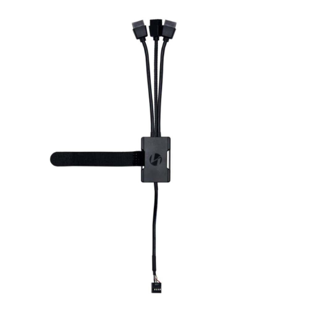 Lian Li USB 2.0 1-to-3 Hub Black