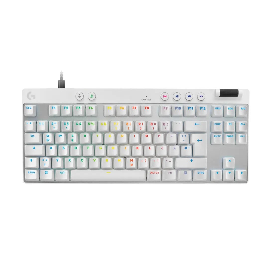 Logitech G Pro X TKL Lightspeed Wireless Mechanical Gaming Keyboard (White)