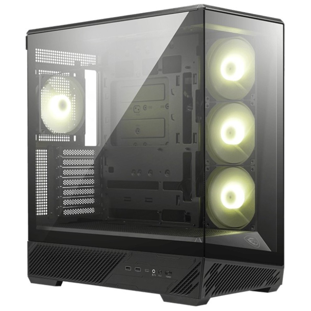 MSI MAG PANO 130R PZ Mid-Tower Gaming Case Black