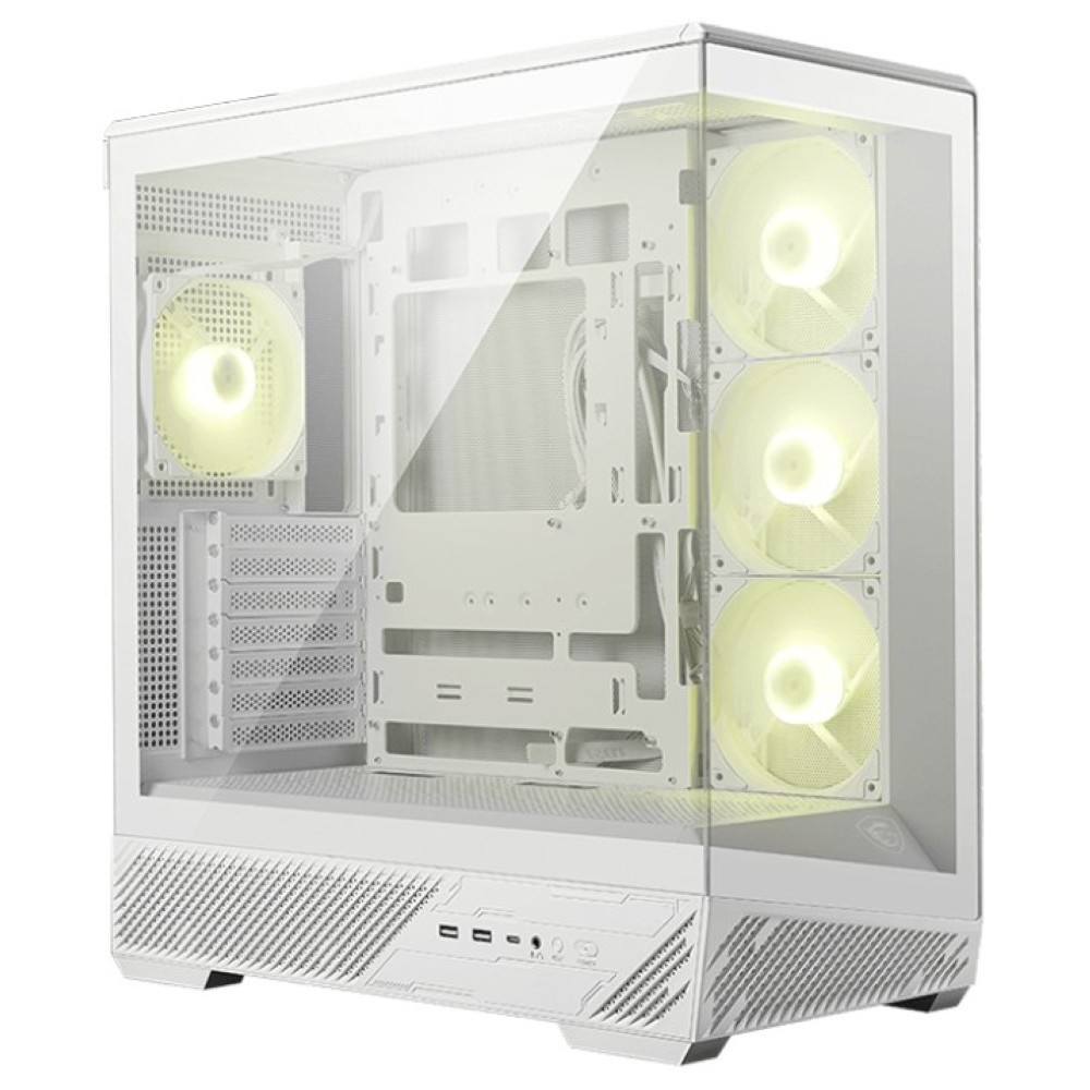 MSI MAG PANO 130R PZ Mid-Tower Gaming Case White