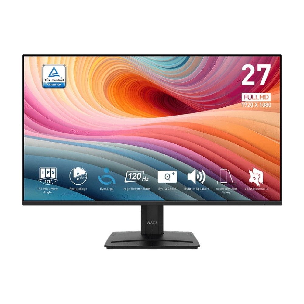 MSI PRO MP275 E2 27″ Full HD (1920×1080) HDR 120 Hz 1ms (MPRT) / 4ms (GTG) IPS Monitor
