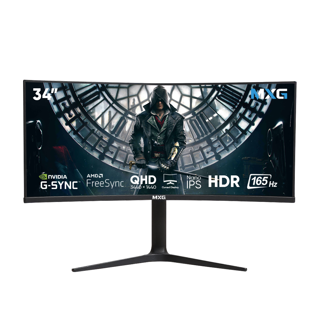 MXG MONITOR G34WIC 65 34″ Curved Nano IPS Ultrawide 165Hz Display