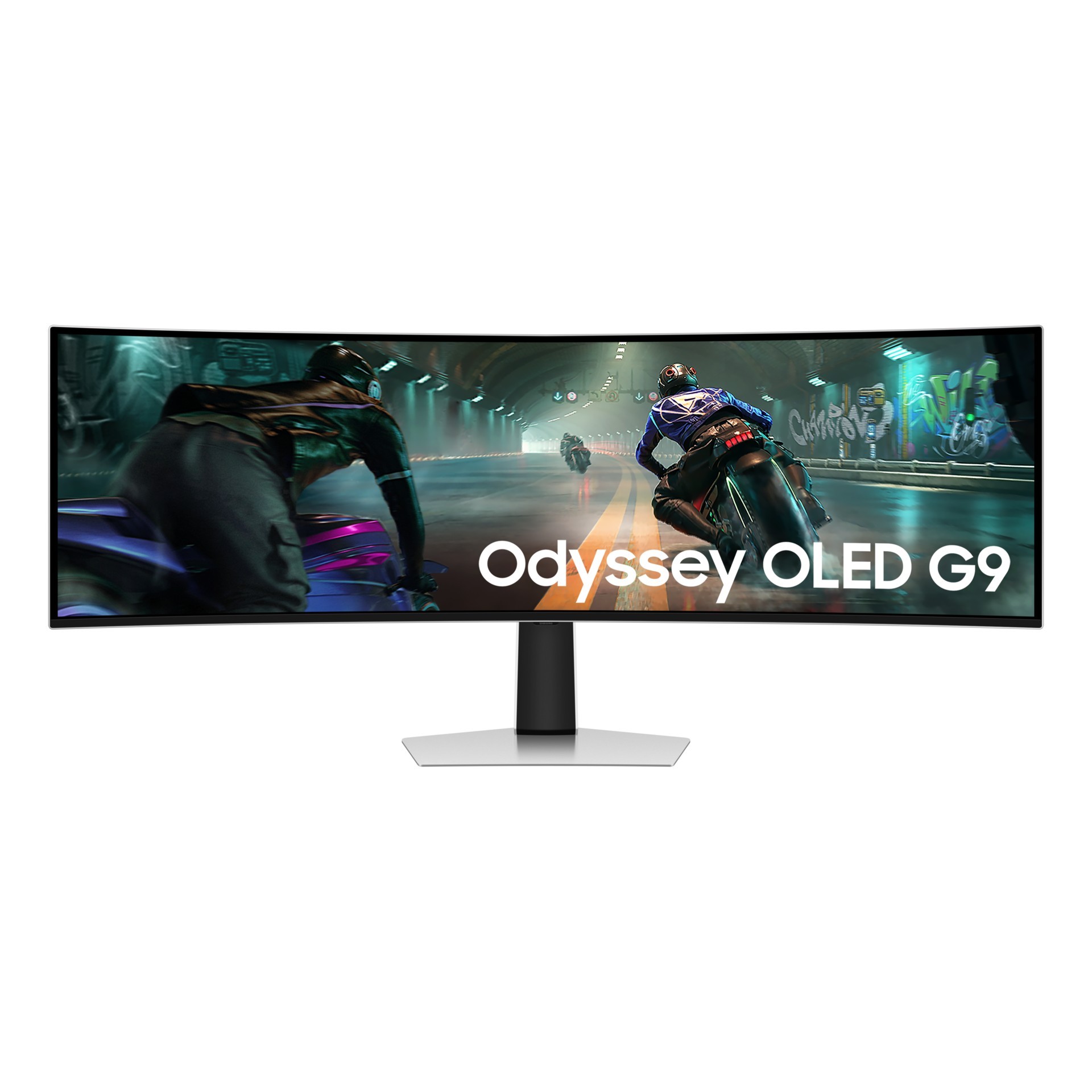 Samsung Odyssey OLED G9 49″ LS49DG910SUXE (G91SD) Dual QHD QD-OLED G-Sync Compatible Curved Gaming Monitor, 144Hz, 0.03ms, AMD FreeSync Premium Pro, Ergonomic Stand1