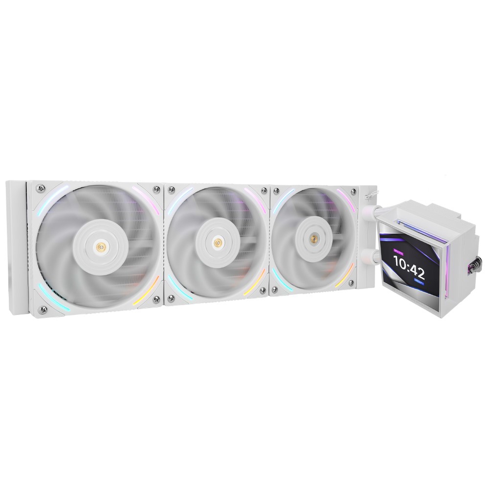 Thermalright Hyper Vision 360 ARGB AIO CPU Liquid Cooler LCD Display Screen White