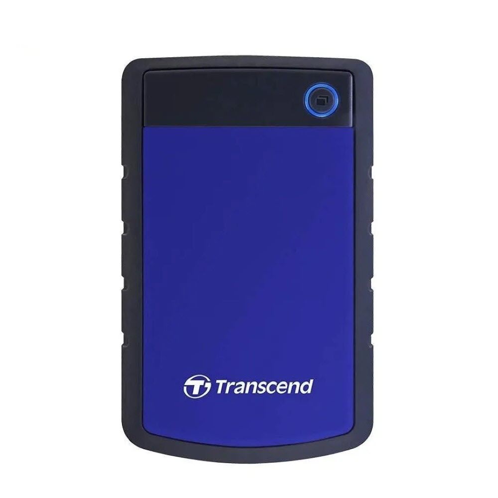 Transcend StoreJet 25H3 2TB Shockproof Portable Hard Drive - Blue