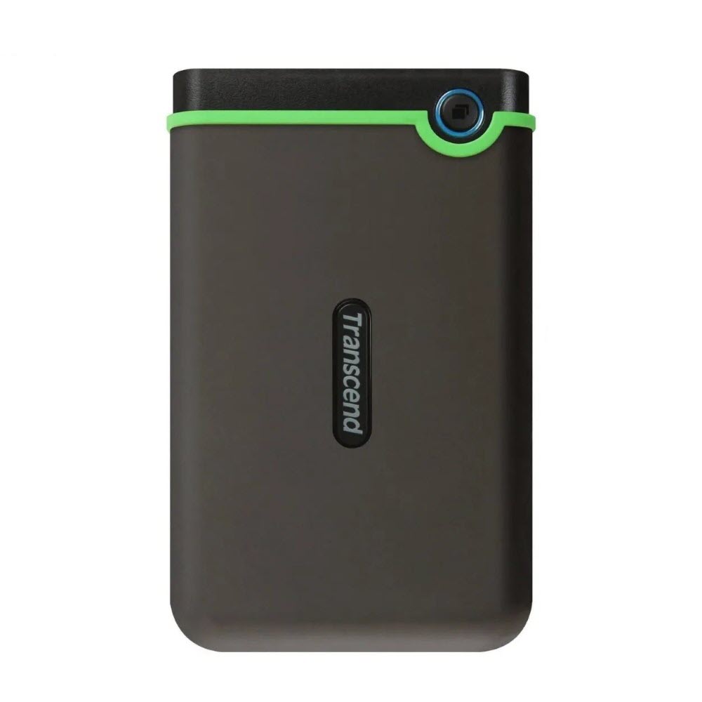Transcend StoreJet 25M3S 4TB USB 3.1 Gen 1 External Hard Drive- Iron Gray