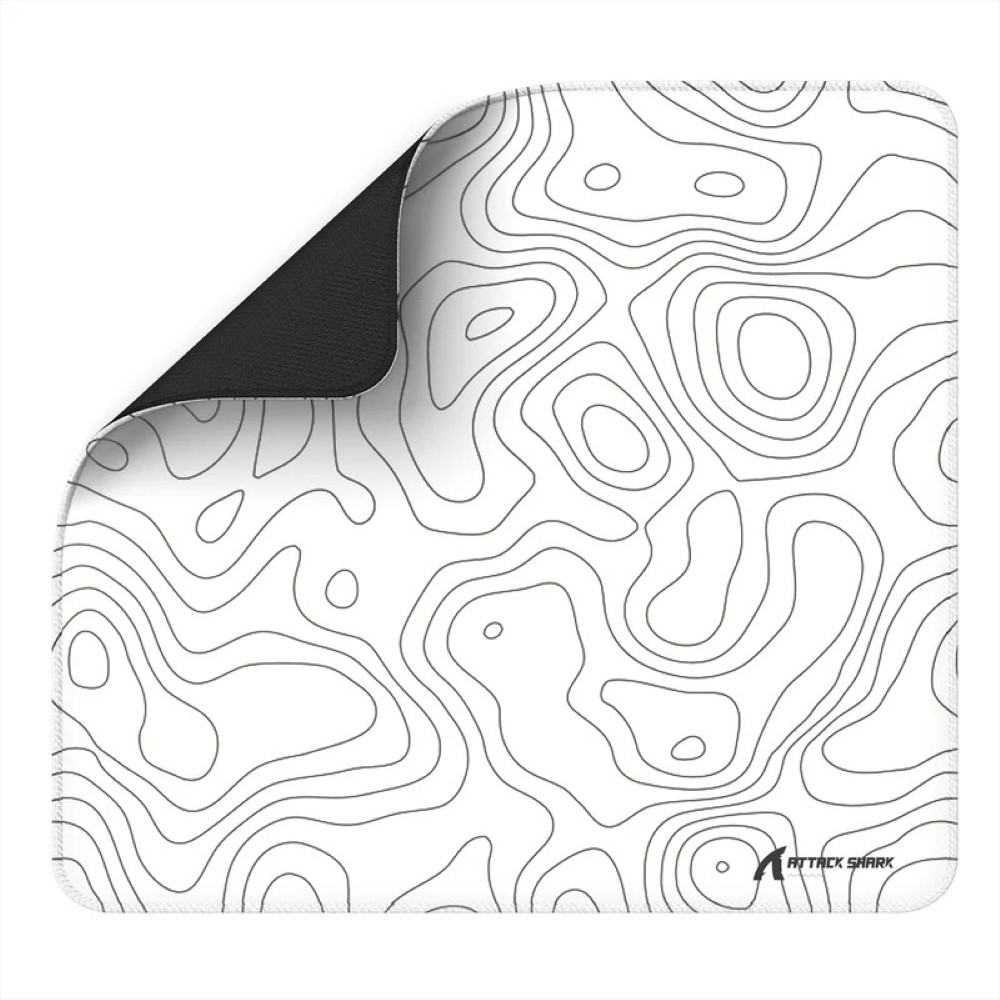 ATTACK SHARK CM02 eSport Gaming Mousepad – White Contour