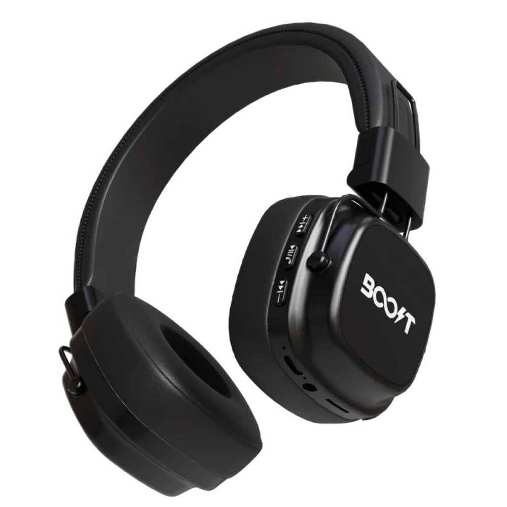 Boost Harmony Retro Wireless Headset – Black
