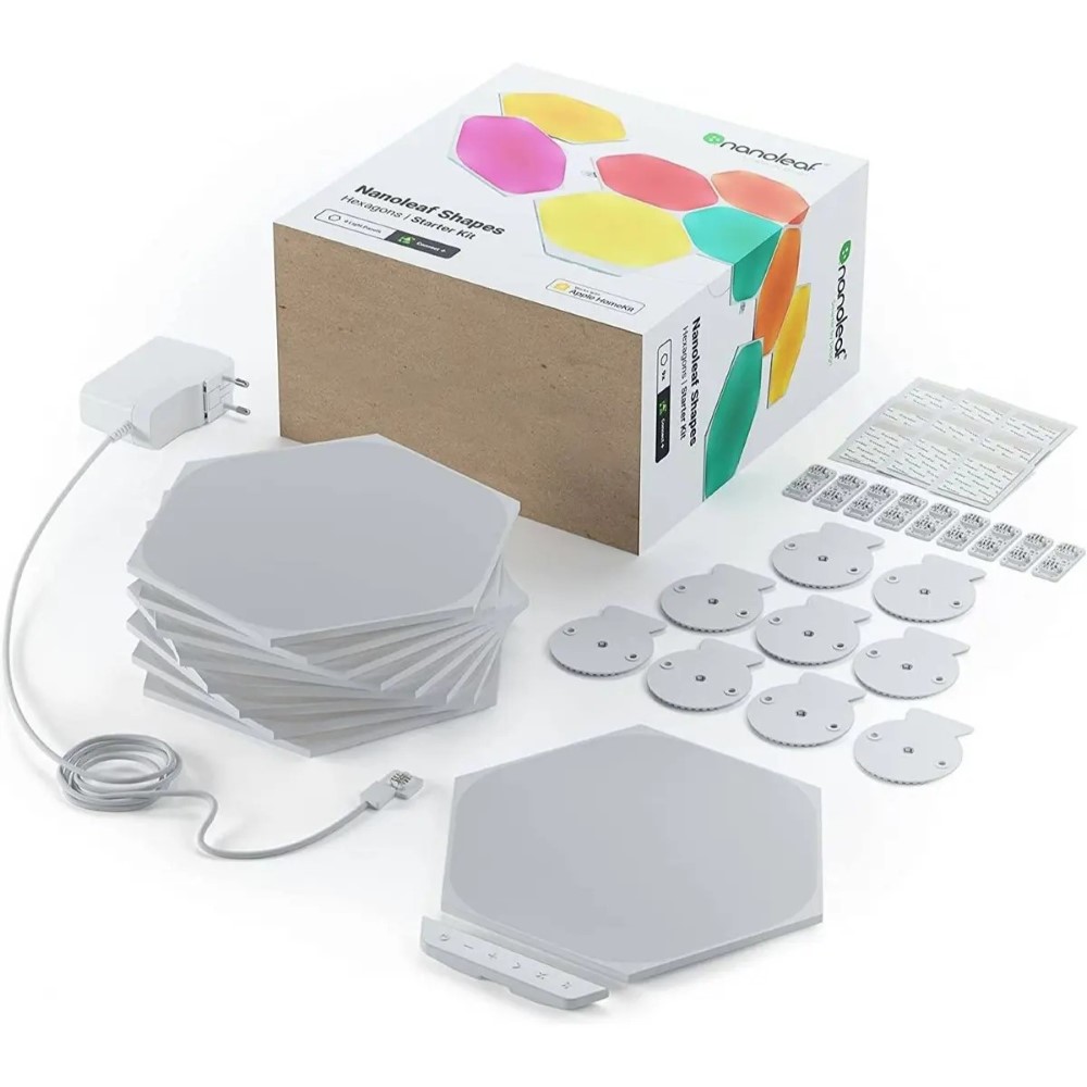 Nanoleaf Shapes White Hexagon Starter Kit (9 Panels)