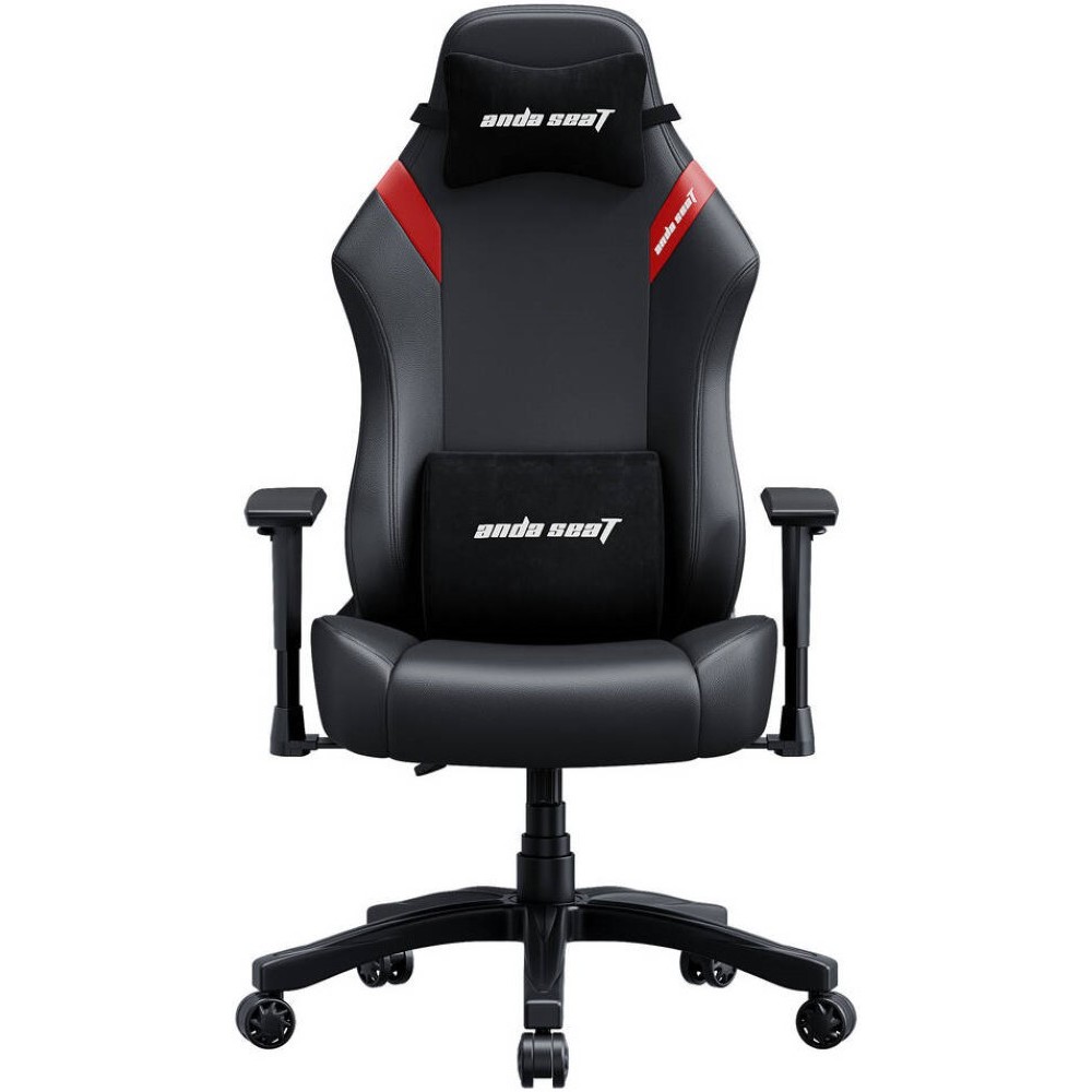 Anda Seat Luna Gaming Chair Ergonomic Reclining Video Game Chair Black/Red