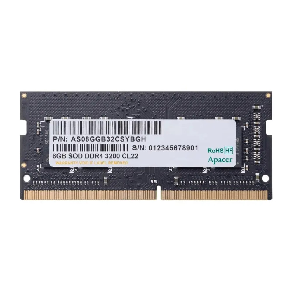 Apacer DDR4 CL22 Notebook Memory Module 8GB 3200Mhz Laptop Ram